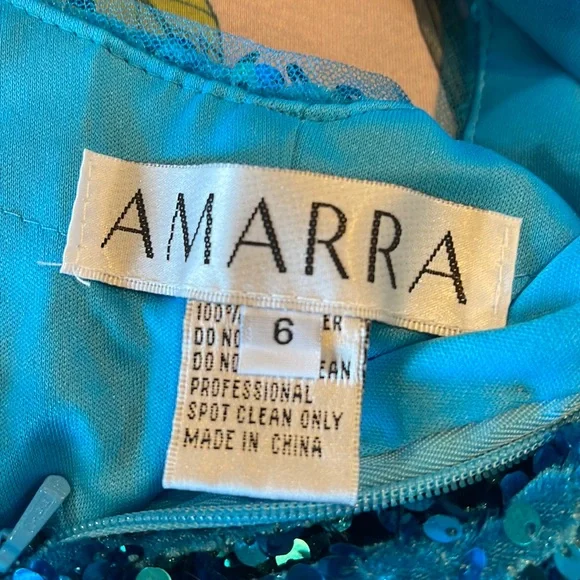 Prom/Evening/Black Tie Dress! Amarra size 6. - Picture 3 of 5